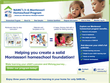 Tablet Screenshot of montessori-home-schooling.com